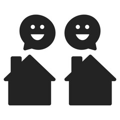 Neighborhood Icon  Vector Illustration