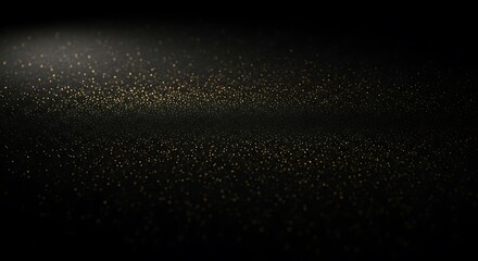 Obraz premium Ephemeral expanse of shimmering particles on a dark plane evokes a sense of mystery