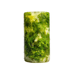 Frozen Herb Cylinder Dill and Parsley in Ice