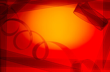 real movie strip for poster banner background