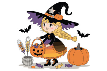 Fototapeta premium Halloween T-Shirt Vector Bundle | Spooky SVG PNG Designs for Cricut & Silhouette