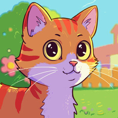 animal cat cartoon illustration