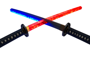 sword on a black background