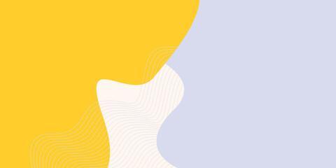 Minimalist banner background, pastel colorful, pink and yellow gradations. Circle effect style geometric, abstract background. Eps 10.