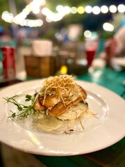 gourmet food at the beach 