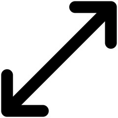 expand icon arrow, business, website, application, printing, document, poster design, etc