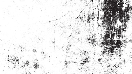 Abstract Distressed Black and White Grunge Wall Texture