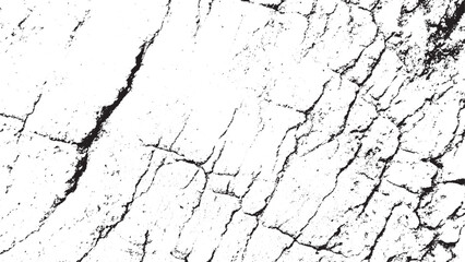 Obraz premium Abstract Black White Grunge Cracked Stone Texture Overlay