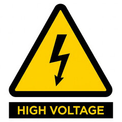 high voltage sign