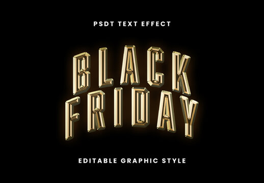 Gold Shiny 3D Arch Bold Display Font Little Metallic Shine Text Effect