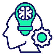 Lightbulb Idea  Icon Element For Design