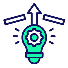 Breakthrough Idea  Icon Element For Design