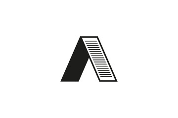Classic Calligraphy Letter A Logo