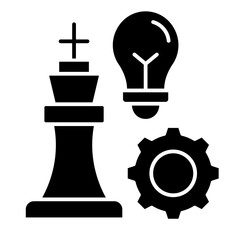 Innovation Strategy  Icon Element For Design