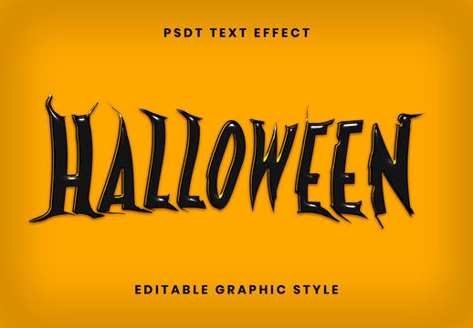 Black Horror Dripping Font Creepy Scary Text Effect