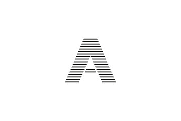 Modern Artistic Letter A Branding