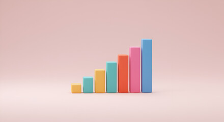 business graph with arrow