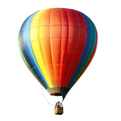 Colorful hot air balloon against black background (38)