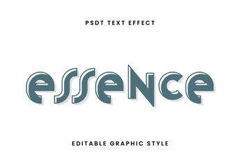 Green And White Minimal Font Retro Outline Vintage Text Effect