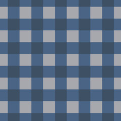 blue and white checkered tablecloth