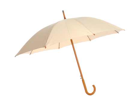 red umbrella isolated on white