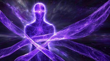 Purple imagery used to promote awareness for International Epilepsy Day.