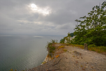 Majestic Baltic Sea Coastline with Chalk Cliffs at Jasmund National Park, Germany