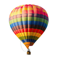 Naklejka premium Colorful hot air balloon against black background (33)