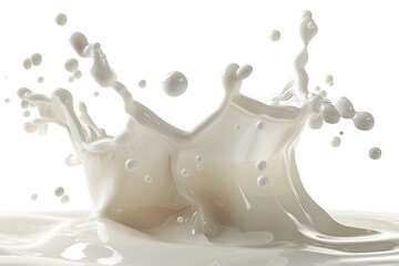 Milk splash, creamy, white, dynamic