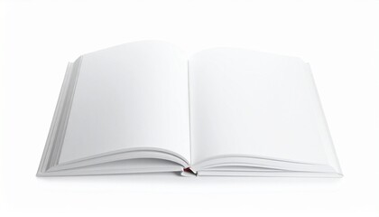 Fototapeta premium Open book isolated on white background