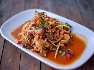 thai noodle soup with pork