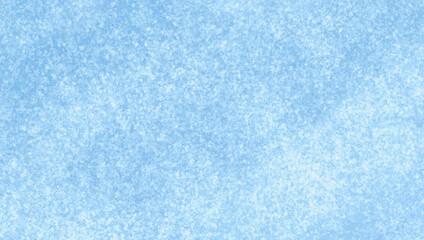 Cute grainy blue texture background with soft snowy effect. Abstract rough surface reminiscent of winter frost or snowfall. Ideal for seasonal design, backgrounds, posters, and prints.