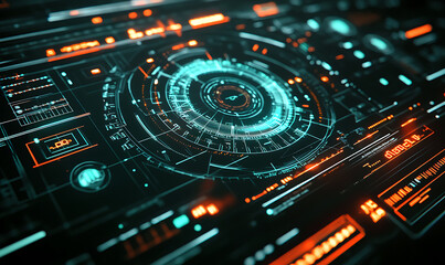 3D abstract visuals and futuristic elements isolated on black, designed for versatile commercial use across technology, minimal, sci-fi, and eco concepts