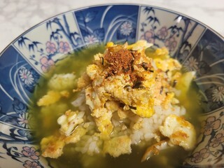 Ochazuke with Pollock Roe and Egg