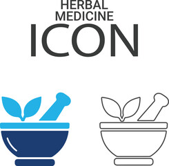 Herbal medicine Line art icons design. Containing massage, yoga, spa, relaxation, health, exercise, diet, wellbeing, meditation, aromatherapy, and more. Solid icon collection.