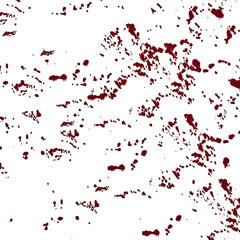 Fototapeta premium Red watercolor paint splatter with grunge texture and dirty ink drops for a vibrant design