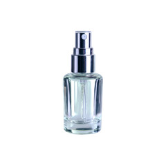 Empty Glass Perfume Bottle with Silver Sprayer Pump