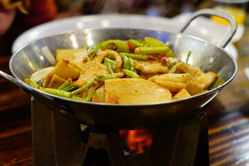 Chinese cooking style