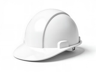 Fototapeta premium Classic White Hard Hat