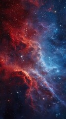 Obraz premium Deep space nebula, vibrant colors, cosmic clouds