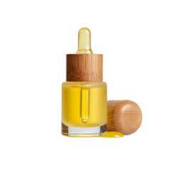 Amber Essential Oil in Glass Bottle with Bamboo Cap