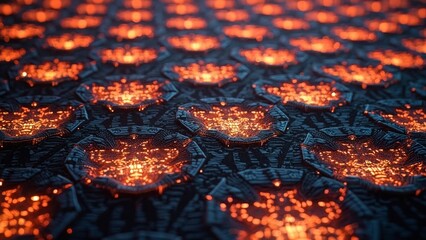 Red particle texture pattern