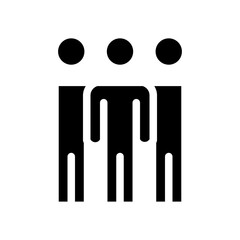 leadership glyph icon