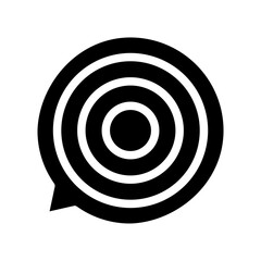 goal glyph icon