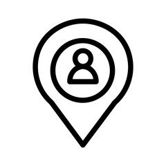 location line icon