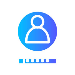 password gradient icon