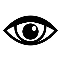 Eye vector graphic illustration for vision health concept and ophthalmology design element use case