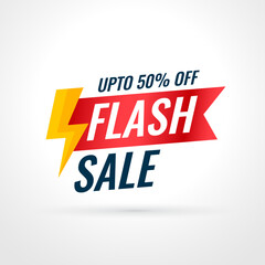 Obraz premium modern flash sale big deal background get upto 50 percent off