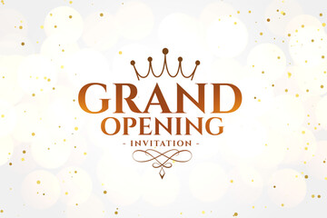 beautiful startup grand opening invitation background design