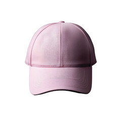 Light pink baseball cap, front view.  Soft texture